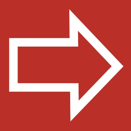 Arrow facing right clipart